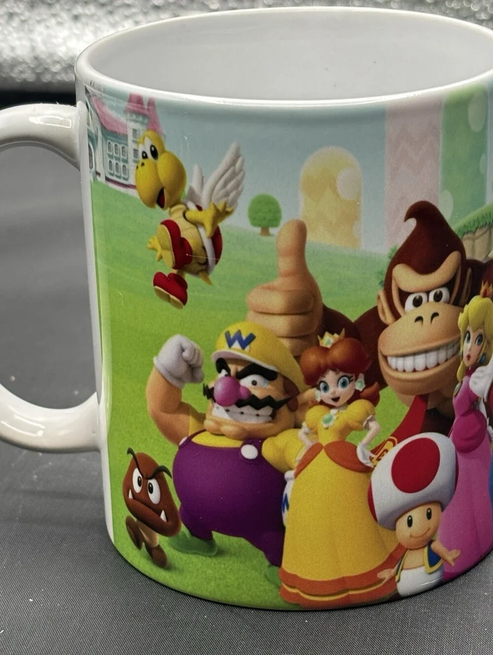 Super Mario Cast Nintendo Mug Luigi Peach Yoshi Bowser Daisy Toad Wario Donkey